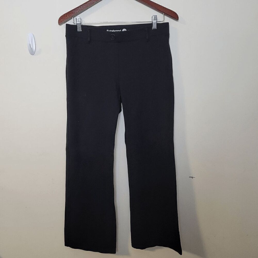 Betabrand Classic Dress Pants Womens Black Size MediumโPetite Boot Cut